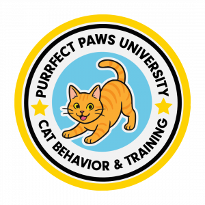 Purrfect Paws University Logo