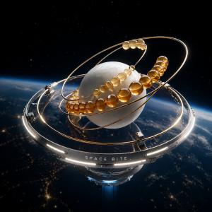 Conceptual orbital system SPACE BITE AI space experience near earth orbit