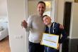 The unbreakable Roman Oleksiv,who survived the 2022 shelling of Vinnytsia, has received an apartment from Rinat Akhmetov