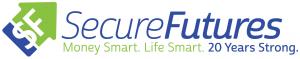 SecureFutures' 20 year anniversary logo