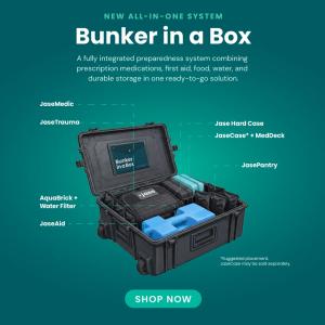 Jase Medical, the physician-led emergency preparedness company, today announced the launch of Bunker in a Box, a comprehensive, physician-curated readiness system designed to keep individuals and families equipped for the unexpected — from natural disasters and grid-down events to extended supply-chain disruptions and medical emergencies far from a hospital or pharmacy