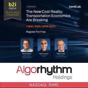 Algorhythm Holdings Announces Launch of SemiCab’s Freight Network Forum