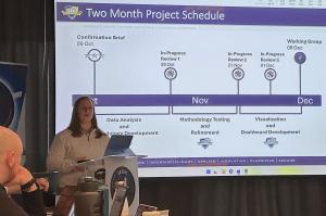 Midcareer officer scholars from Naval Postgraduate School used an unsupervised machine learning model for cluster analysis of synthetic battlefield emissions data from Ukraine decoding and tracking sources.