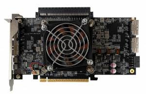 Gen6 x16 – 4, x8 MCIO Host Card w/ 1x16 Straddle Mount Connector (B0 80-lane Switch) Out of Stock