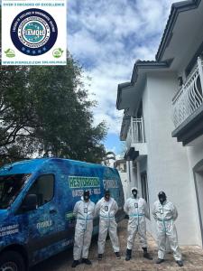 Fix Mold remediation team outside a Miami Beach property for mold inspection, mold testing and mold removal services.