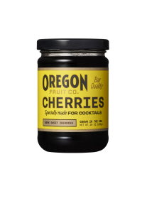 A 10-oz. jar of Oregon Fruit Cocktail Cherries