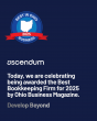 Ascendum Accounting Named “Best in Ohio” for Bookkeeping Services for 2nd Year