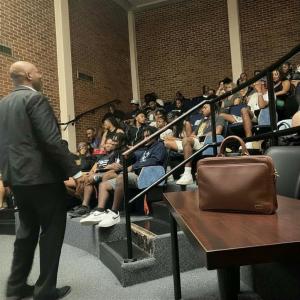 Dr. Green teaching students