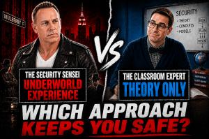 Forget the classroom. Jordan Frankel's security education was honed on the gritty streets of 1980s New York — where the curriculum was sometimes dangerous, and what you heard - you swore to take to the grave Street Smart Security Expert Jordan Frankel | The Security Sensei Vs The Textbook