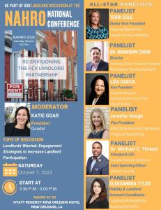 NAHRO Landlord Engagement Session_Dr. Michael C. Threatt served as a Panelist