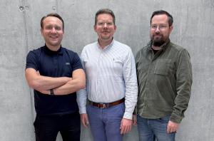 The managing directors of the GEO agency seowerk: Niko Steeb, Dr. Christopher Große, and Andreas Schnurrer (from left to right).