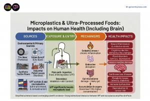 The human microplastic burden and brain health.