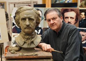 Internationally recognized American figurative sculptor Zenos Frudakis will present a newly created bust of Edgar Allan Poe as a gift to Poe Baltimore during the 2026 International Edgar Allan Poe Festival, to be held Oct