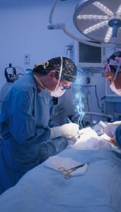 Dr. Isabel Uribe and Surgical Team in the Operating Room