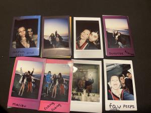 Farrah Mechael Releases 'Raindrops,' a Cinematic Tribute Honoring Life and Transforming Grief Into Healing 17 Polaroid photos showing friends at the beach and candid moments with handwritten captions.