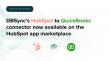 DBSync's HubSpot to QuickBooks Connector Now Available on the HubSpot App Marketplace