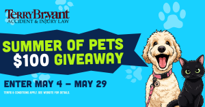 As temperatures rise across Texas, Terry Bryant Accident & Injury Law is bringing back its Summer of Pets Giveaway Terry Bryant Accident & Injury Law Announces Return of Its Summer of Pets Giveaway