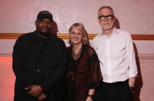 Left to Right: Mzwakhe “Muzi” Ndlovu, Chris Abbate, and Giona Maiarelli. Photo by Giacomo Alberico. Courtesy Novità Communications.