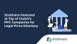 South Jersey Digital Marketing Agency Strativera Featured at the Top of Clutch’s PPC Companies for Legal Firms Directory