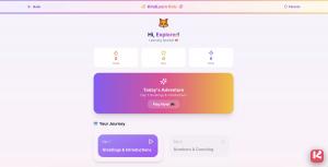 KindLearn Kids Zone interface in a free learning app for kids, featuring interactive and game-based language learning activities.