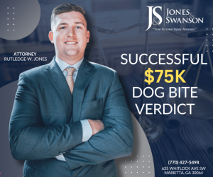 Rutledge W. Jones of Jones & Swanson Secures $75K Dog Bite Verdict 7 Rutledge W. Jones of Jones & Swanson Secures $75K Dog Bite Verdict