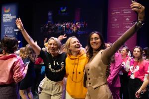 WOHASU Guests at the World Happiness Summit