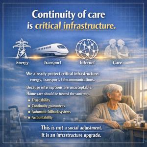 Continuity of Care is critical infrastructure