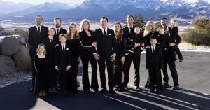 Steve and Gina Merritt with their Family in Utah
