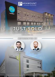 Paramount Lodging Advisors has closed the sale of the Home2 Suites by Hilton and Tru by Hilton in Holland, Michigan, two institutionally owned Hilton hotels totaling 207 keys, sold on behalf of the same owner Paramount Lodging Advisors Closes Sale of Home2 Suites and Tru by Hilton in Holland, MI