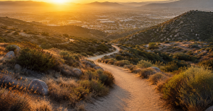 Winding path through Moreno Valley hills symbolizing probate guidance estate administration and step by step legal support