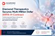 Diamond Therapeutics Receives Multi-Million Dollar US Government Funding for Phase 2 Clinical Trial of Anxiety Treatment
