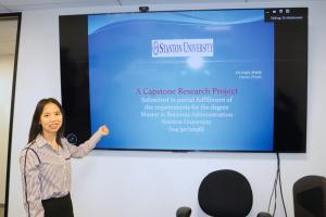 One-Student-Introduces-Her-Project