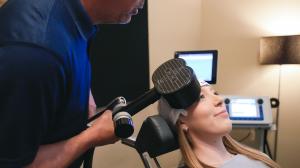 Accelerated TMS Therapy Machine Use