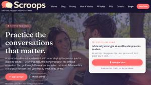 scroops.com homepage screenshot