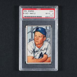 1952 Bowman #101 Mickey Mantle