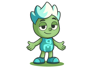 Gig mascot artwork for Giga-Mint® digital collectibles platform