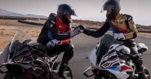 Open House BMWMC 2 Riders Handshake