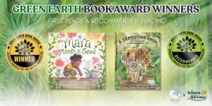 The Nature Generation Green Earth Book Awards Given to Platypus Media and Science Naturally Titles for Two Nature Children's Books for Mara Plants A Seed, Winner of Picture Book Primary, and A Family for Zoya, Recommended Reading for Intermediate Picture 