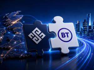 Pentagram has entered into a partnership with BT Wholesale, Europe's largest wholesale telecoms provider, gaining access to the EE network through Complete Mobile — independently ranked the UK's best mobile network for over 12 consecutive years by RootMetrics Pentagram and BT Logo