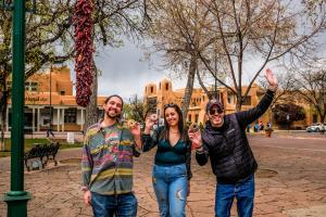 The Plaza in Santa Fe and some sweet treats