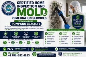 Certified Home Inspection and Mold Remediation Services Now Available in Pompano Beach, FL 13 Certified Home Inspection and Mold Remediation in Pompano Beach, FL
