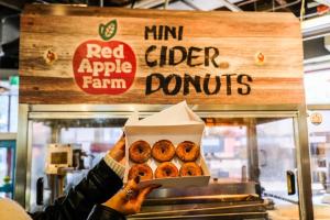 Fresh cider donuts on the tour