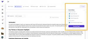 Terapage reporting and data analysis.