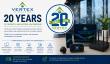 Vertex Wireless Celebrates 20 Years of Growth, Innovation, and Industry Leadership