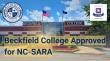 Beckfield College Approved for NC-SARA Participation