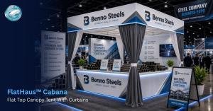 FlatHaus™ Cabana Flat-Top Canopy Tent2