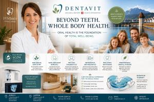 Dentavit, a premier dental practice with state-of-the-art clinics in Zurich and Luzern, is setting a new standard in healthcare by bridging the crucial gap between dentistry and total body wellness