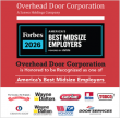 Horton Automatics Celebrates Overhead Door Corporation as One of America’s Best Midsize Employers