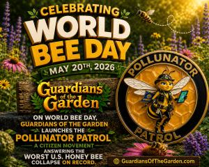 On World Bee Day, the team behind Guardians of the Garden, an AI Wonder Studios production, today launched the Active Pollinator Patrol (APP) — a free, nationwide citizen movement built to answer the worst year on record for U World Bee Day - Guardians of the Garden - Ai Wonder Studios