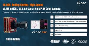 VAJRA-821CRS_ USB 3.2 Gen 2×2 8 MP 4K Color Camera